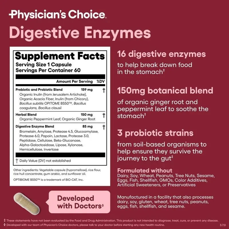 DigestEase™ Digestive Enzymes